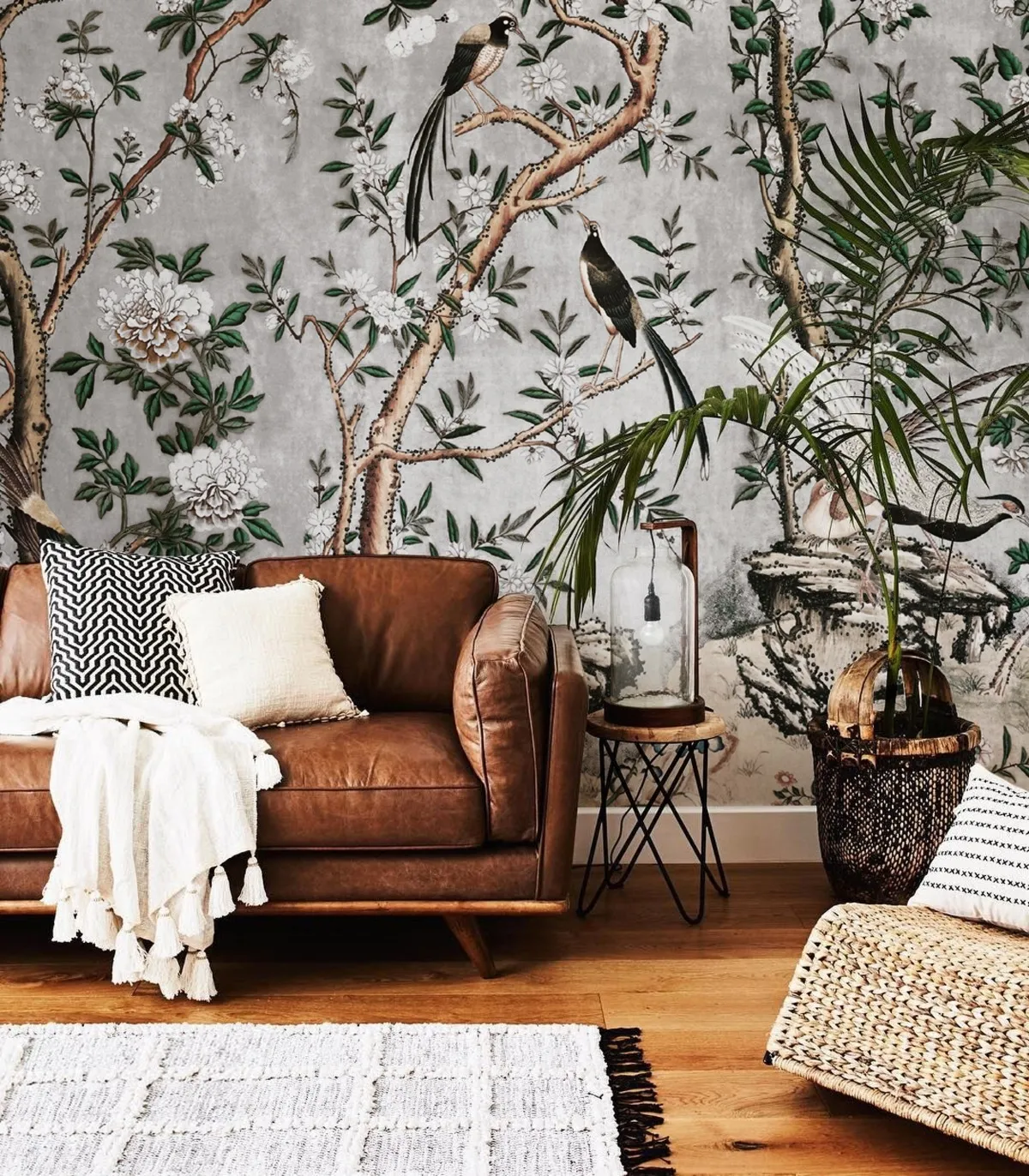 Tapeta Wallcolors - Gray Chinoiserie