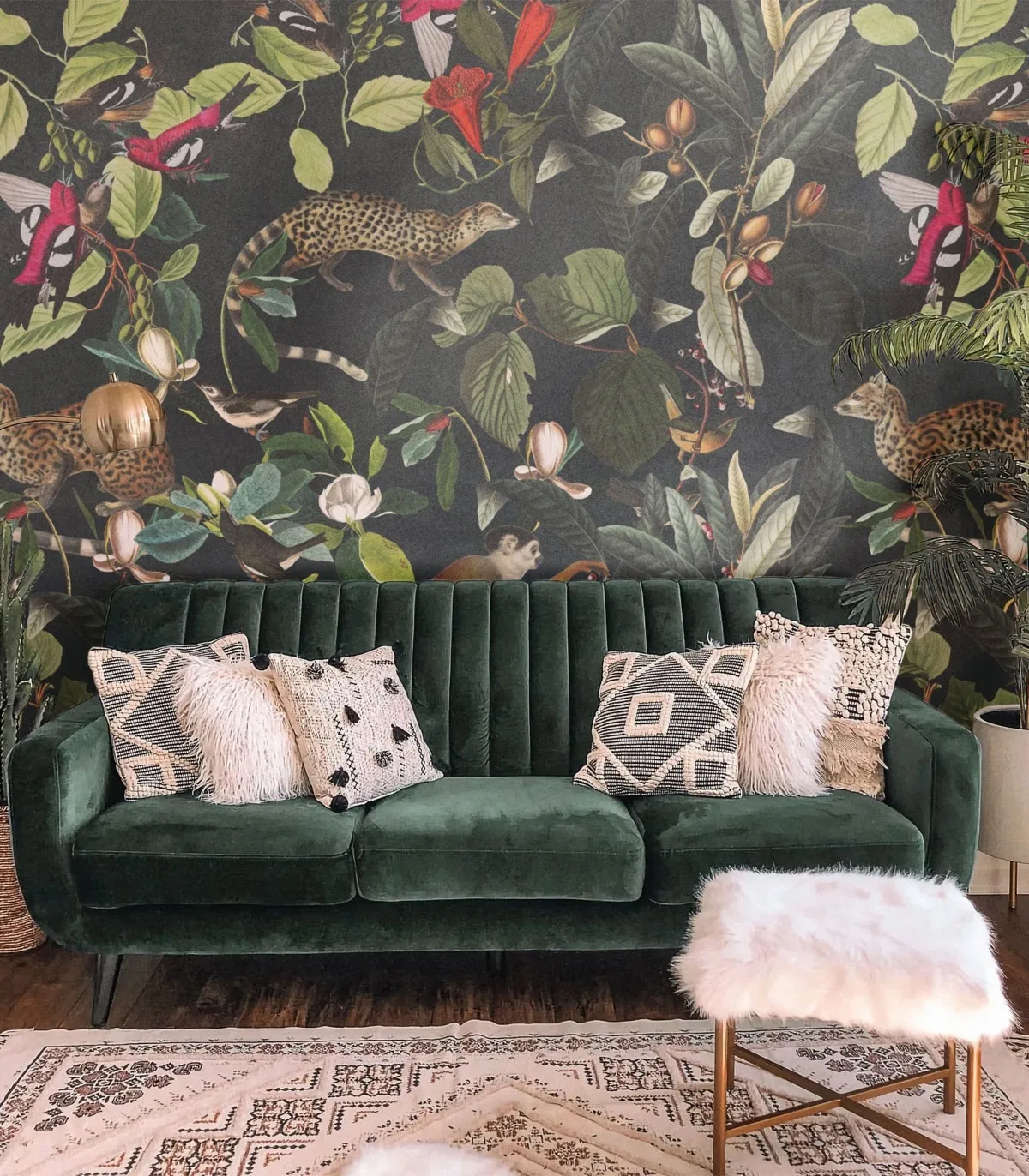Tapeta Wallcolors - The Jungle Book Black