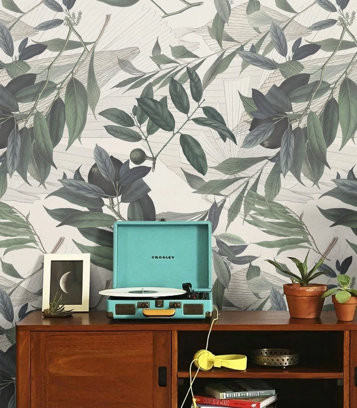 Tapeta Wallcolors - Olive Branch White