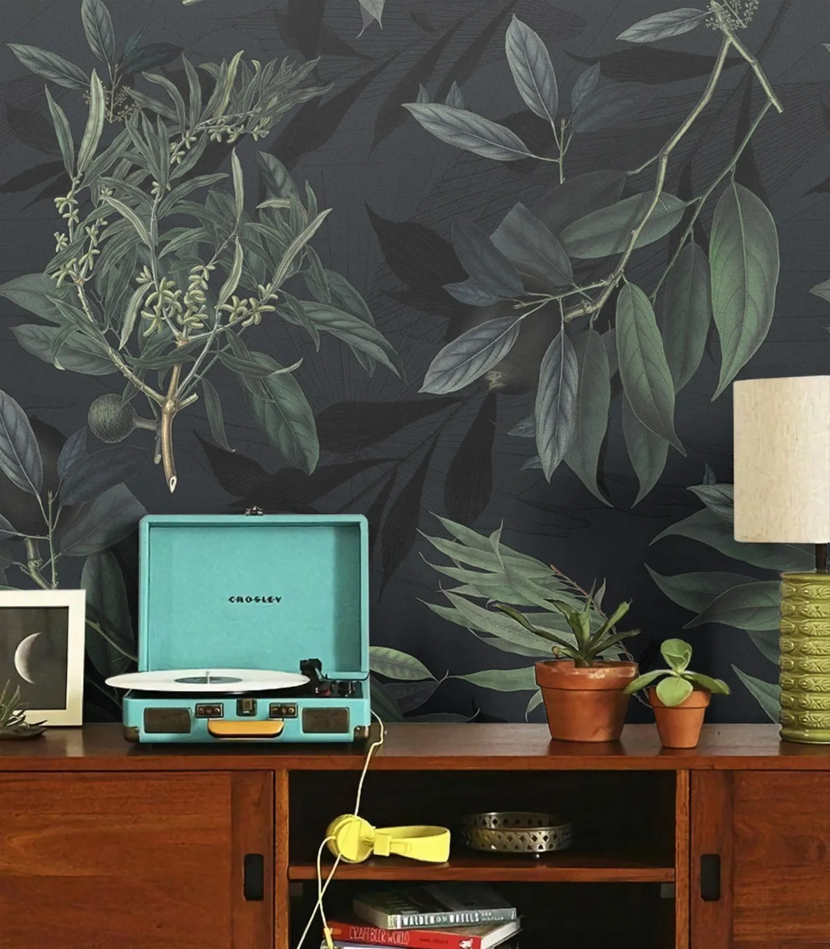 Tapeta Wallcolors - Olive Branch Green