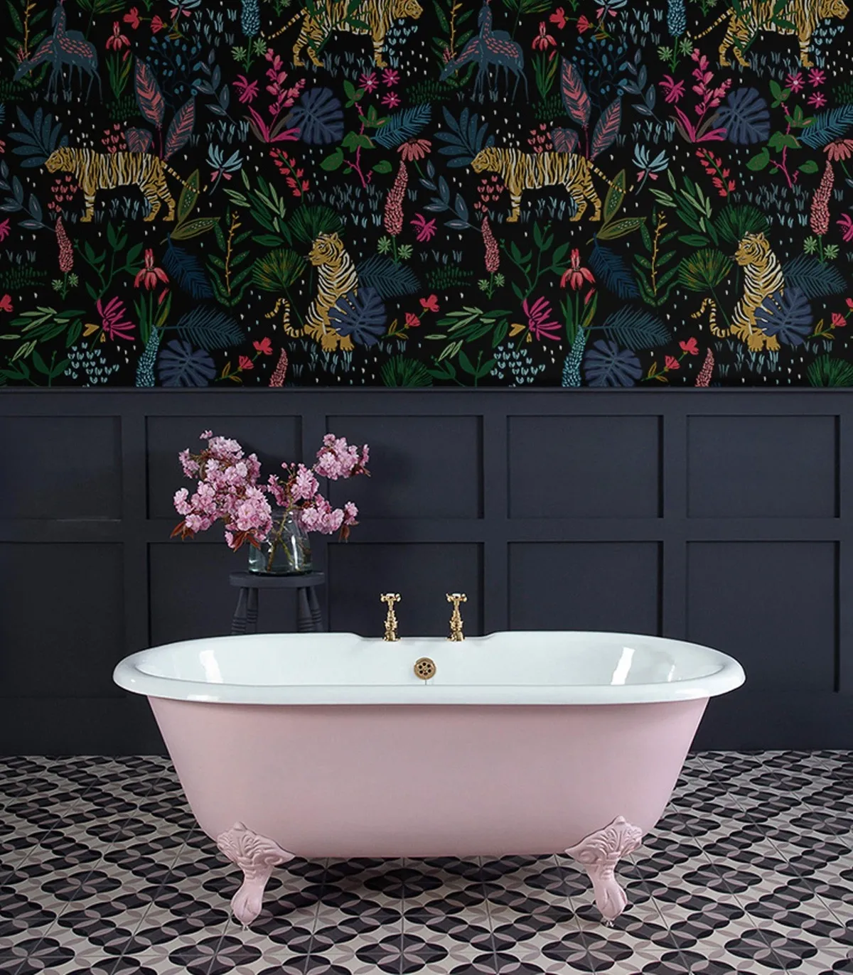 Tapeta Wallcolors - Colorfull Tiger