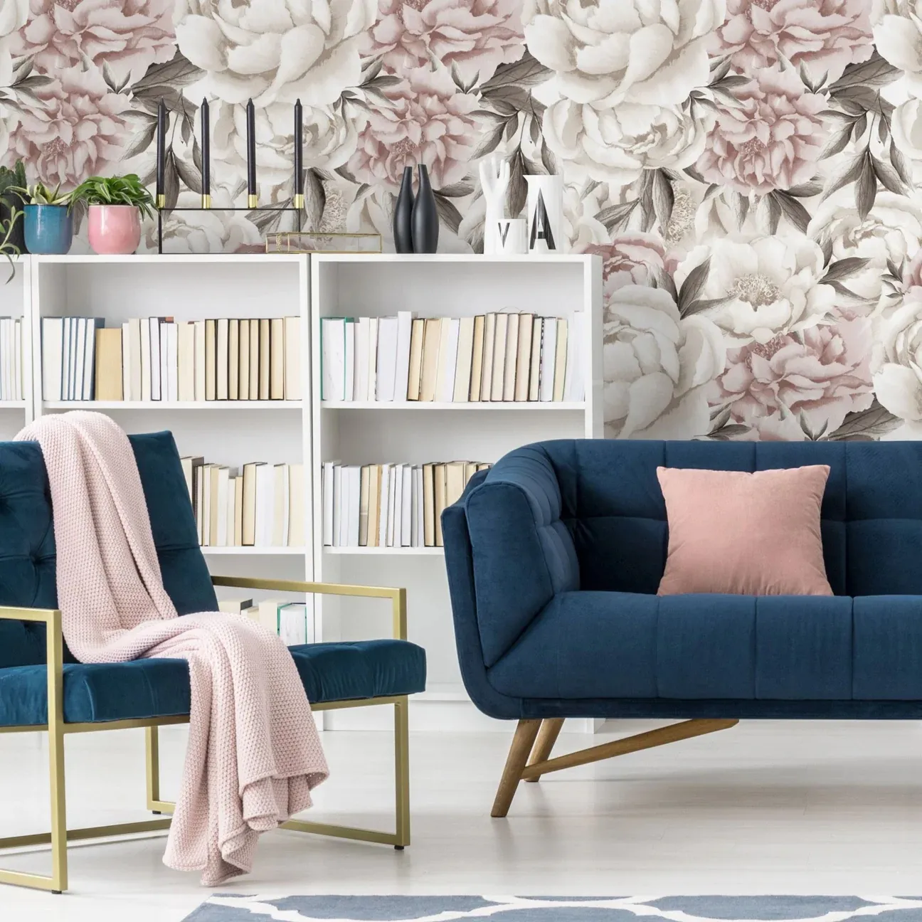 Tapeta Wall Art - Peony saturated