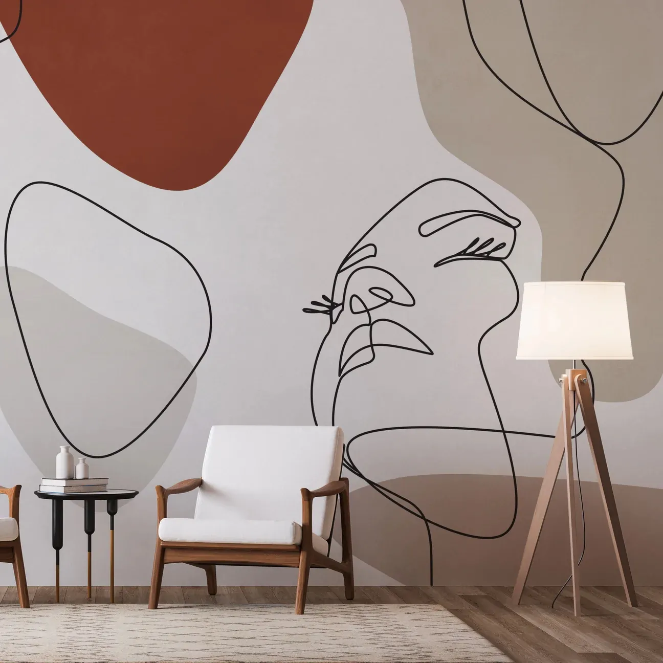 Tapeta Wall Art - Layla Taupe