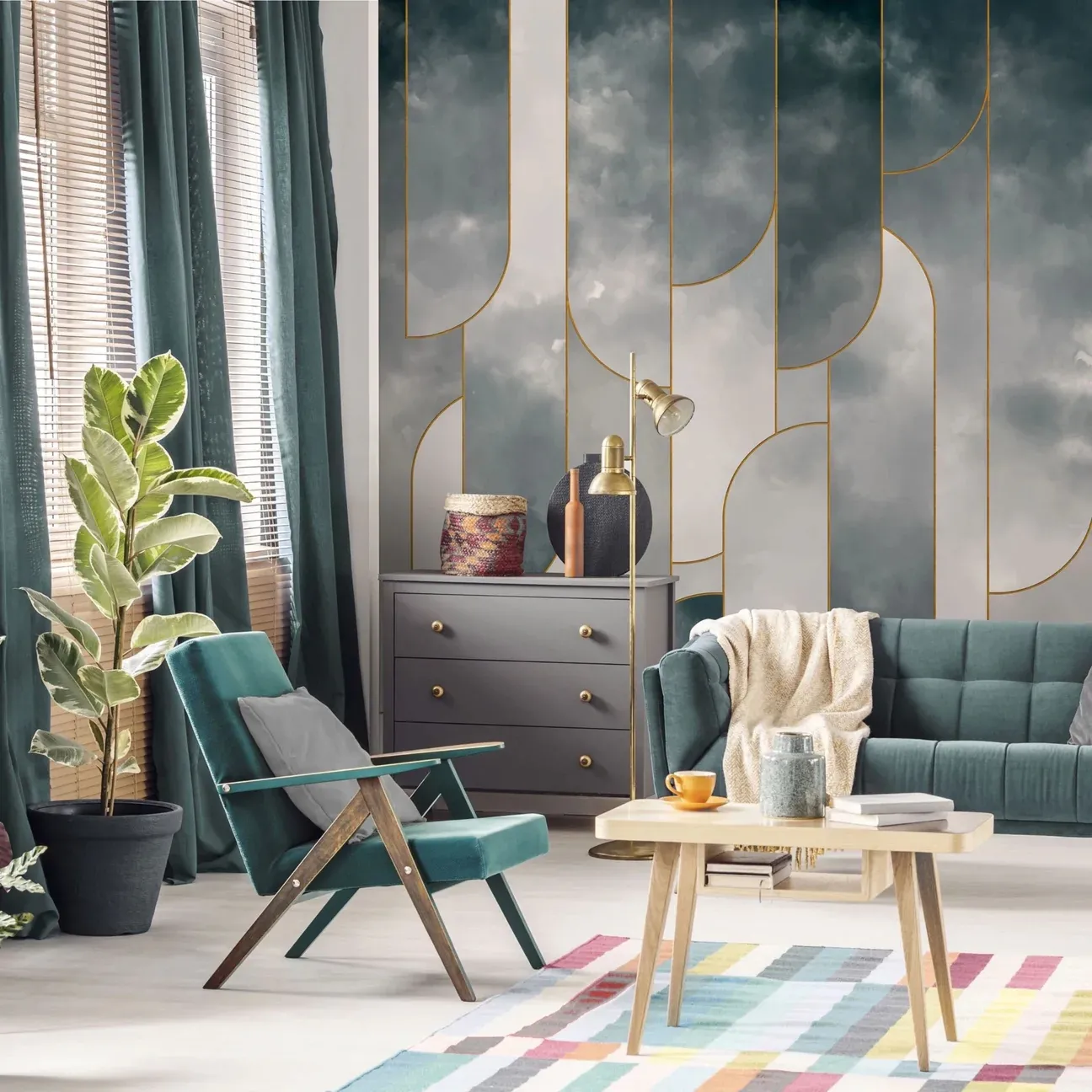 Tapeta Wall Art - Ombre Crossing