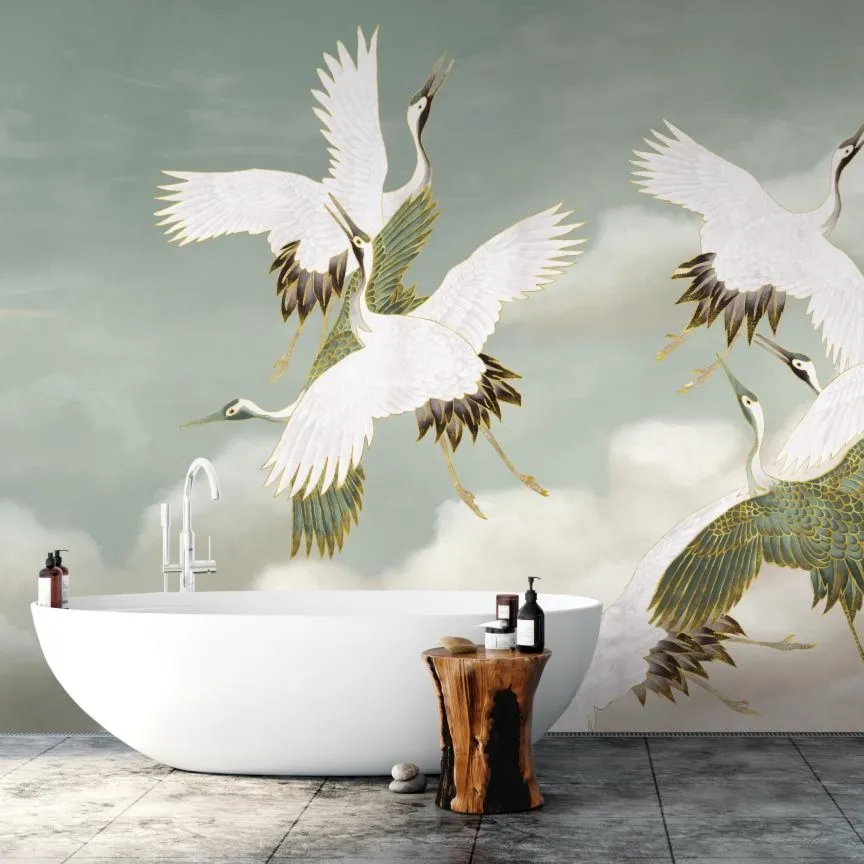 Tapeta Wall Art - Sage Tsuru