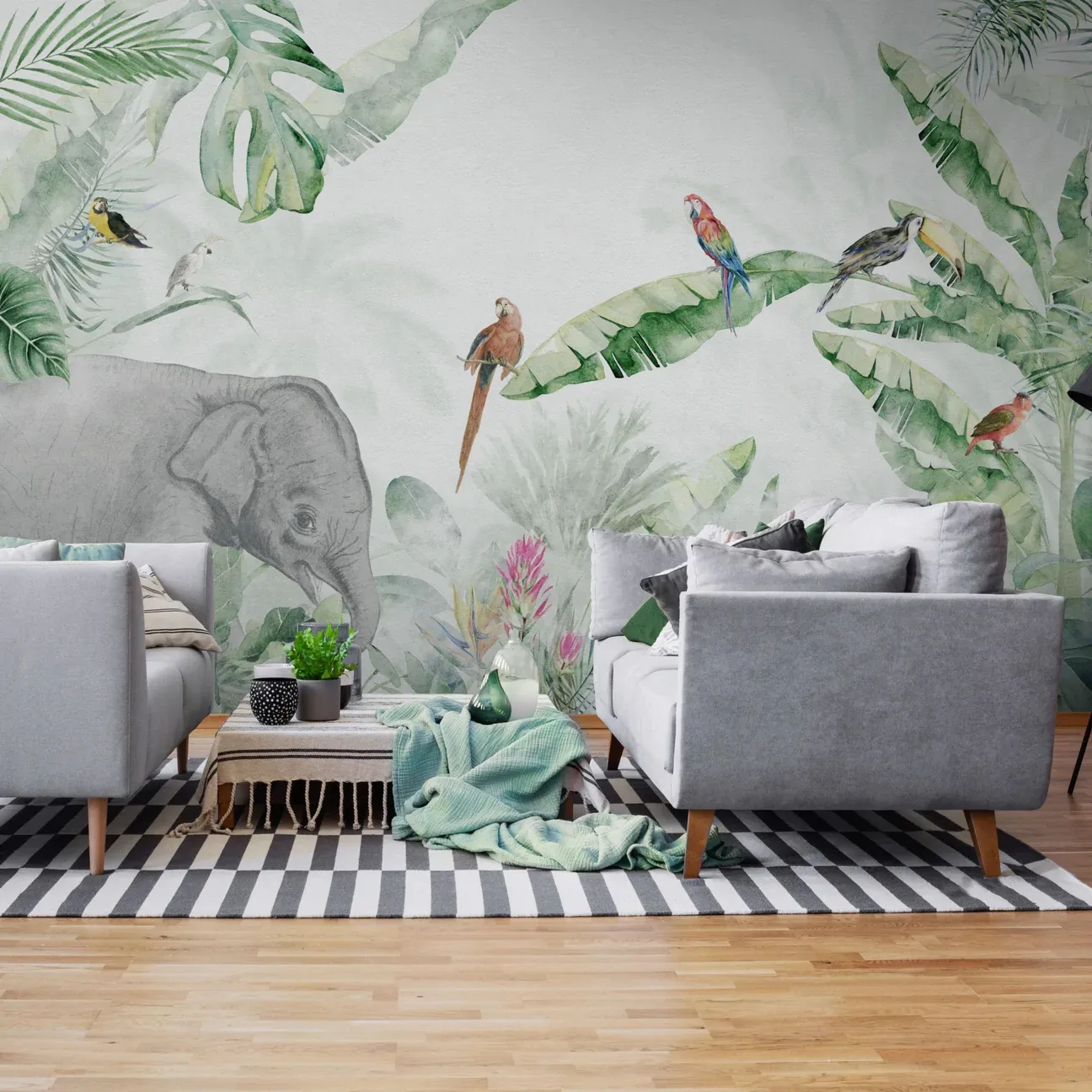 Tapeta Wall Art - Jungle Vivid