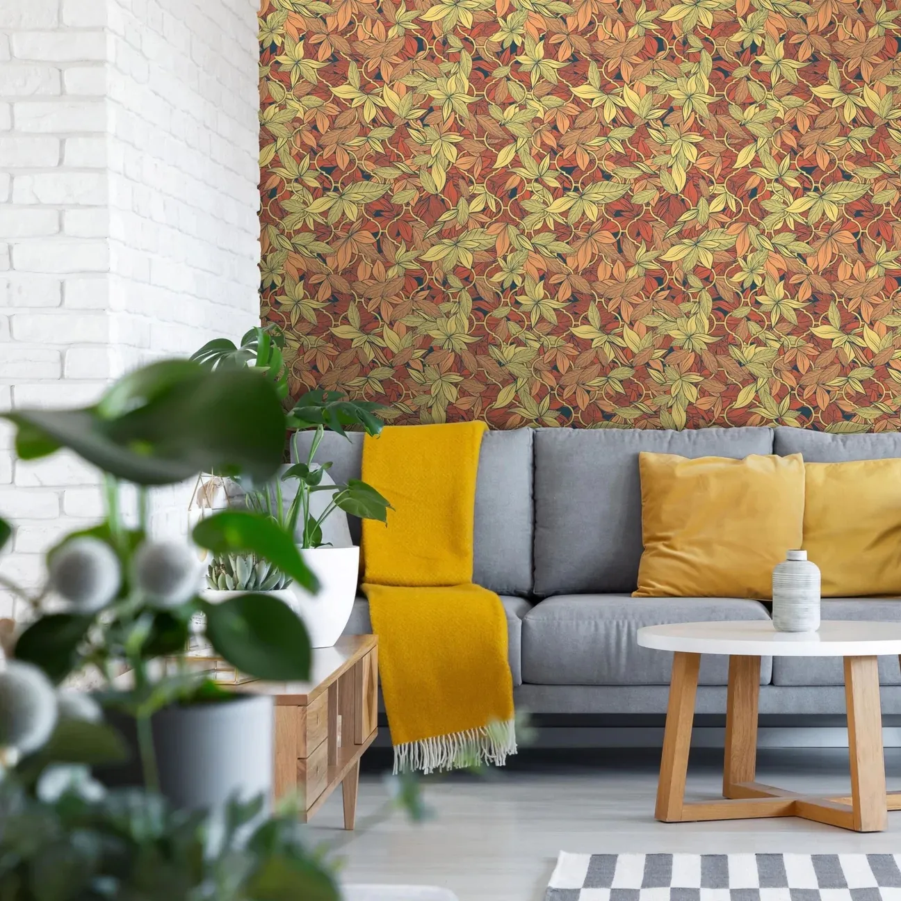 Tapeta Wall Art - Edera Rust