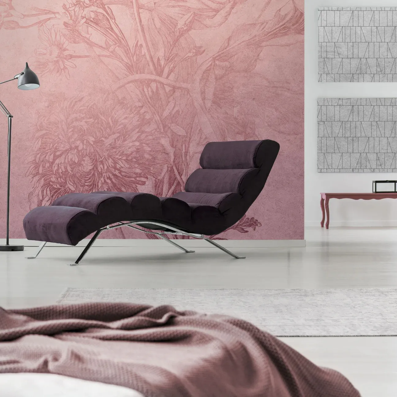 Tapeta Wall Art - Blossom Ombre Flower