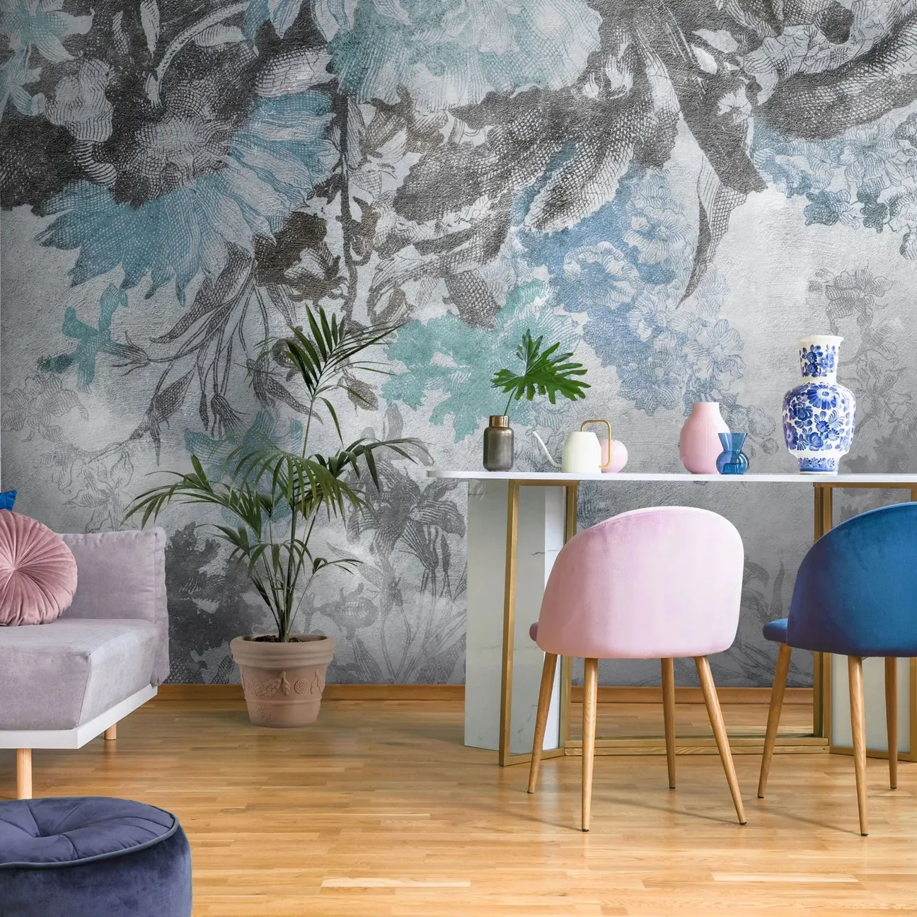 Tapeta Wall Art - Anemone