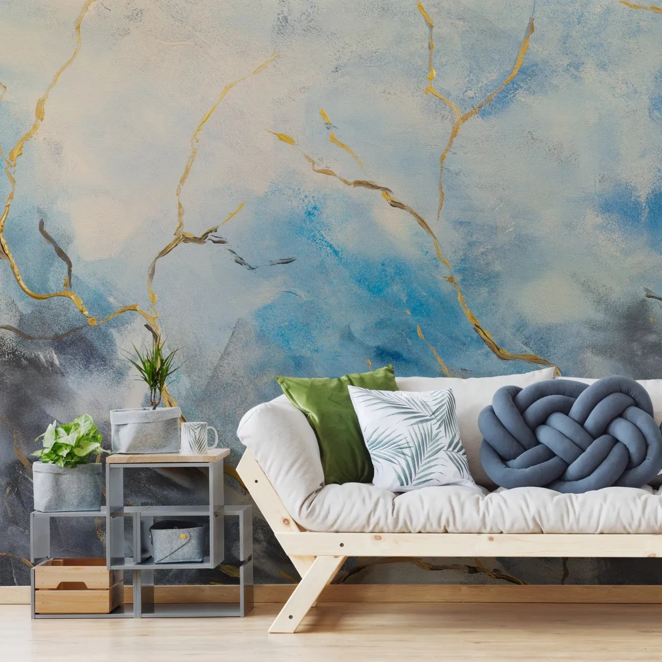 Tapeta Wall Art - Aqua