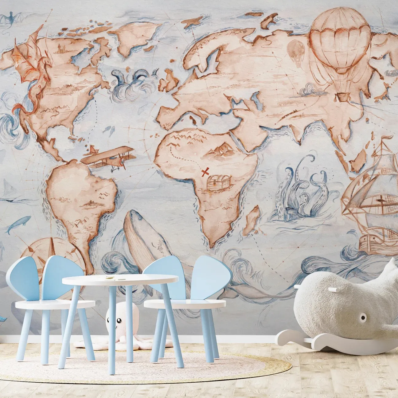 Tapeta Wall Art - Whale Tale
