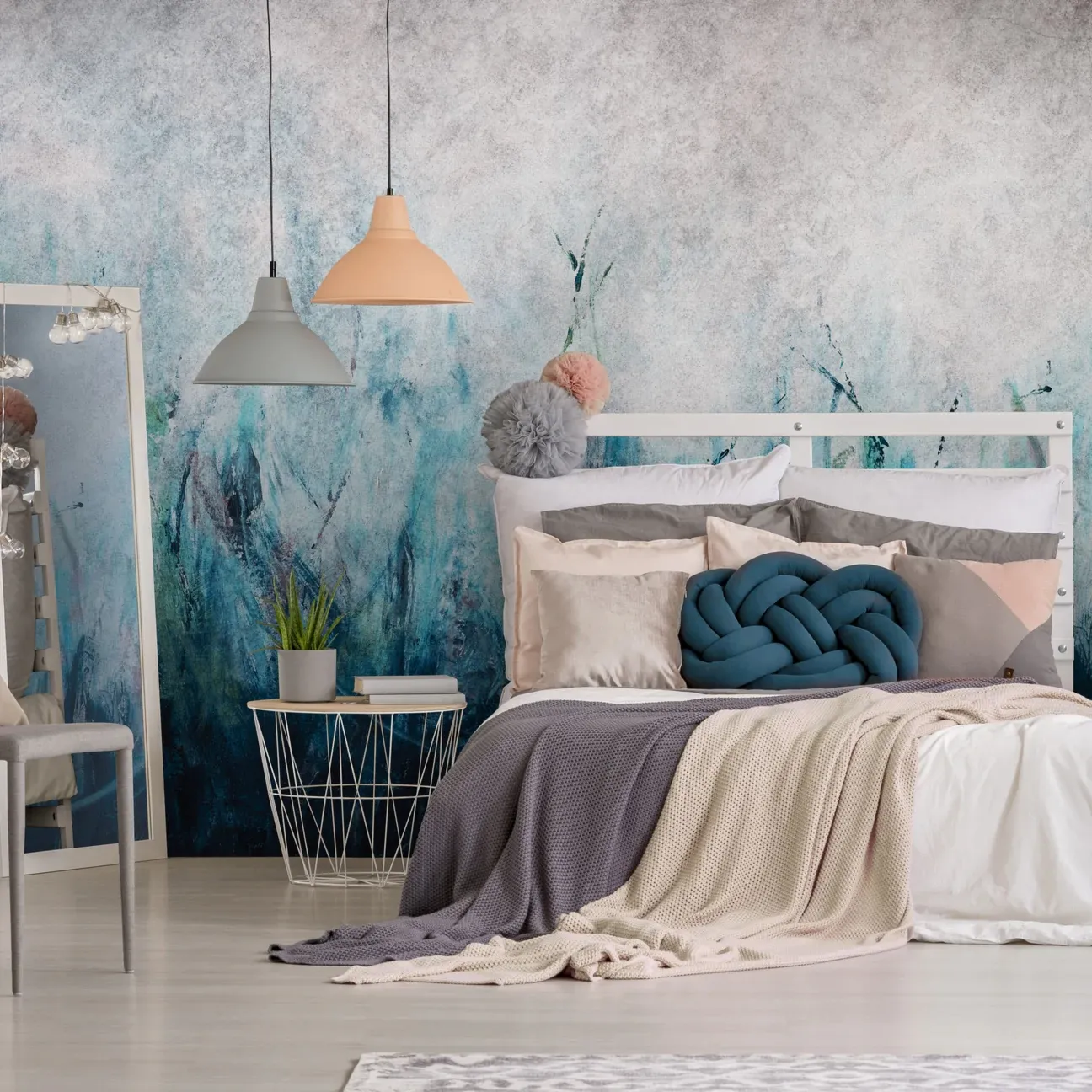 Tapeta Wall Art - Tosca Blue