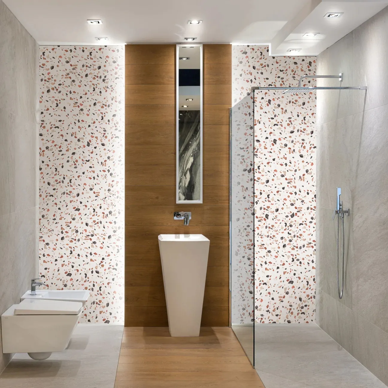 Tapeta Wall Art - Terrazzo Rust