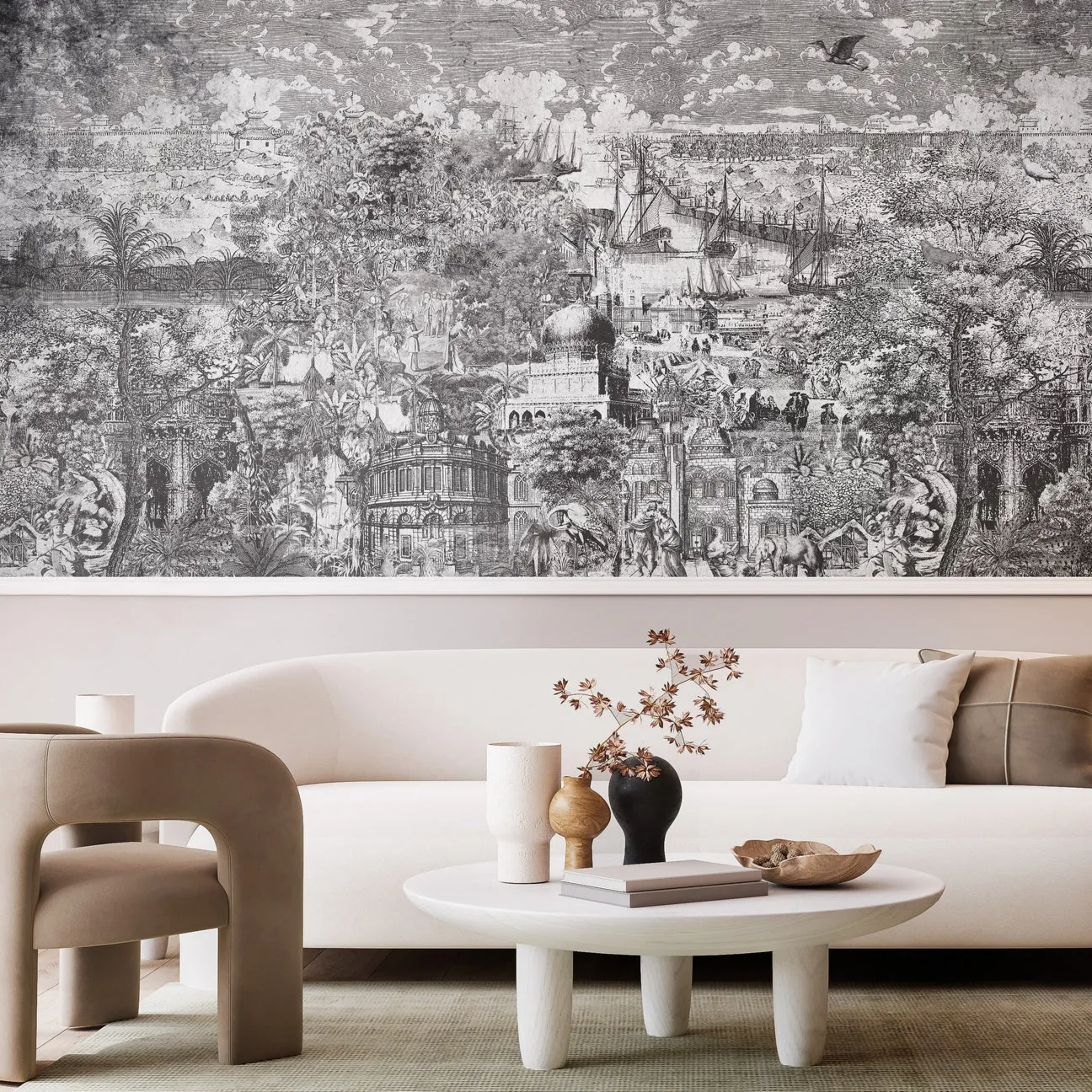 Tapeta Wall Art Gulliver Grey - standaryzowane rolki