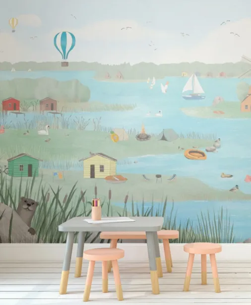 Walltime - LAND OF LAKES tapeta jeziora na mazurach