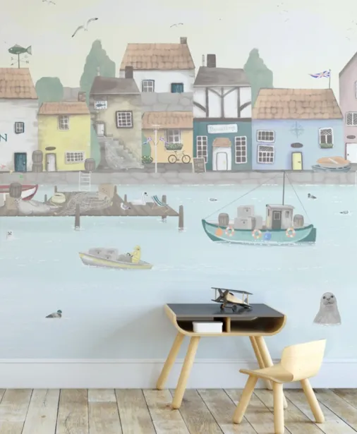 Walltime -PORTSIDE tapeta port rybacki