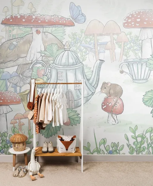 Walltime - FANTASIA tapeta dla dzieci czarodziejski las