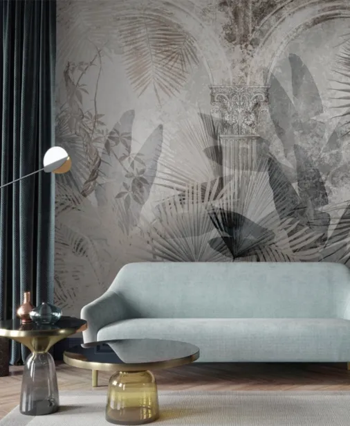 Walltime - MONUMENTO tapeta do salonu palmy i łuki