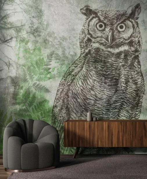 Walltime - FOREST OWL las i graficzna sowa