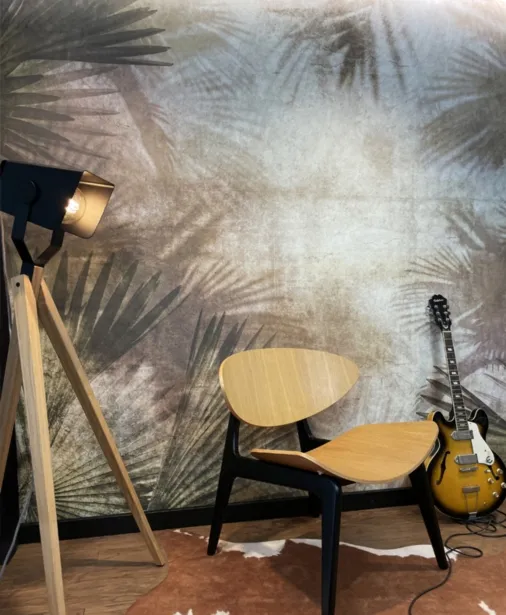 Walltime - SICILIA - tapeta do salonu z motywem tropikalnej palmy