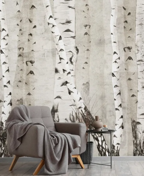 Walltime - BETULLA - tapeta do sypialni brzozy