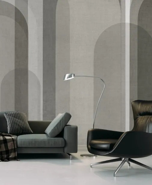 Walltime - ARCH FORM elegancka tapeta do salonu łuki