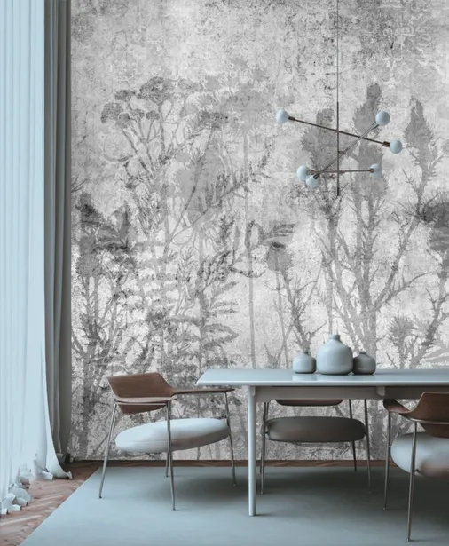 Walltime - MALERBA - tapeta artystyczna z motywem roślinnym