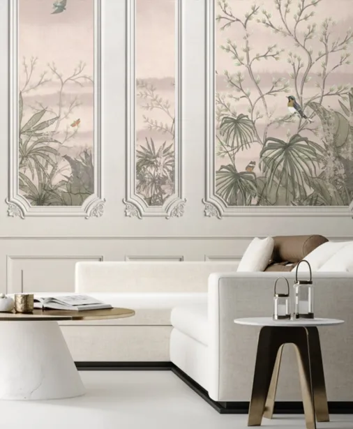 Walltime - UCCELLI - elegancka sztukateria z krajobrazem