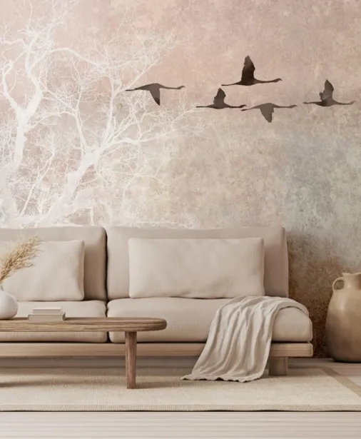 Walltime - FLY AWAY tapeta do salonu samotne drzewo