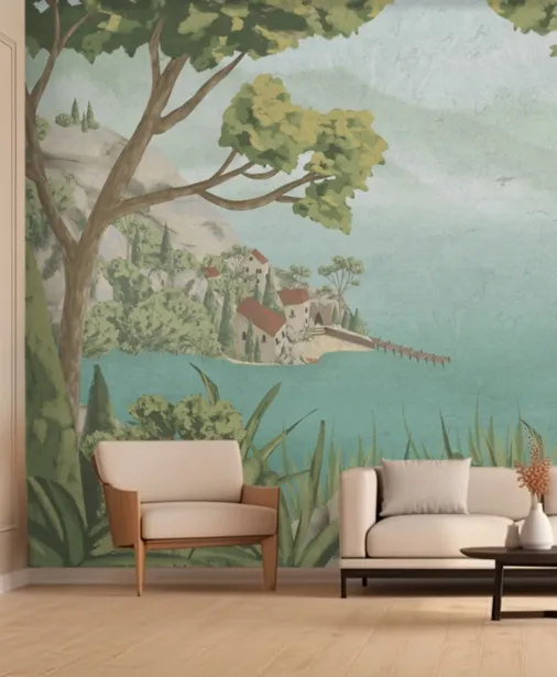 Walltime - DOLCE VITA tapeta do salonu z włoskim krajobrazem