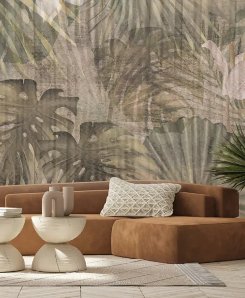 Walltime - DEEP TROPICAL duże egzotyczne liście