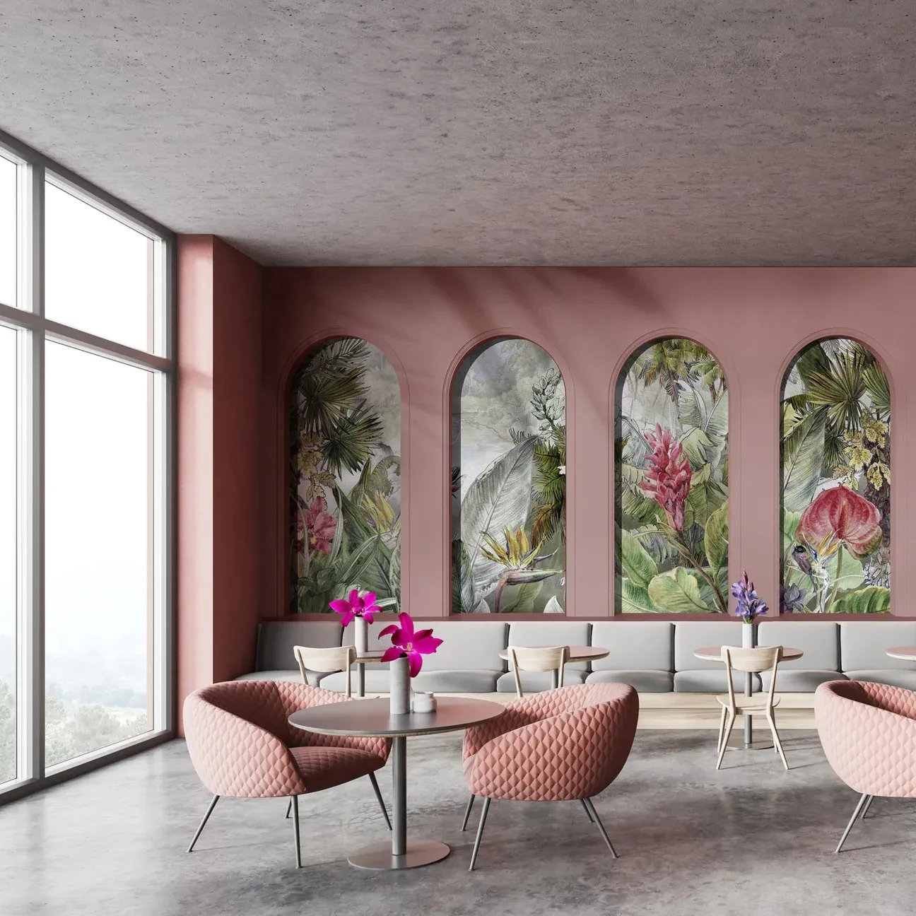 Tapeta Wall Art - Libra Pink Wonderland