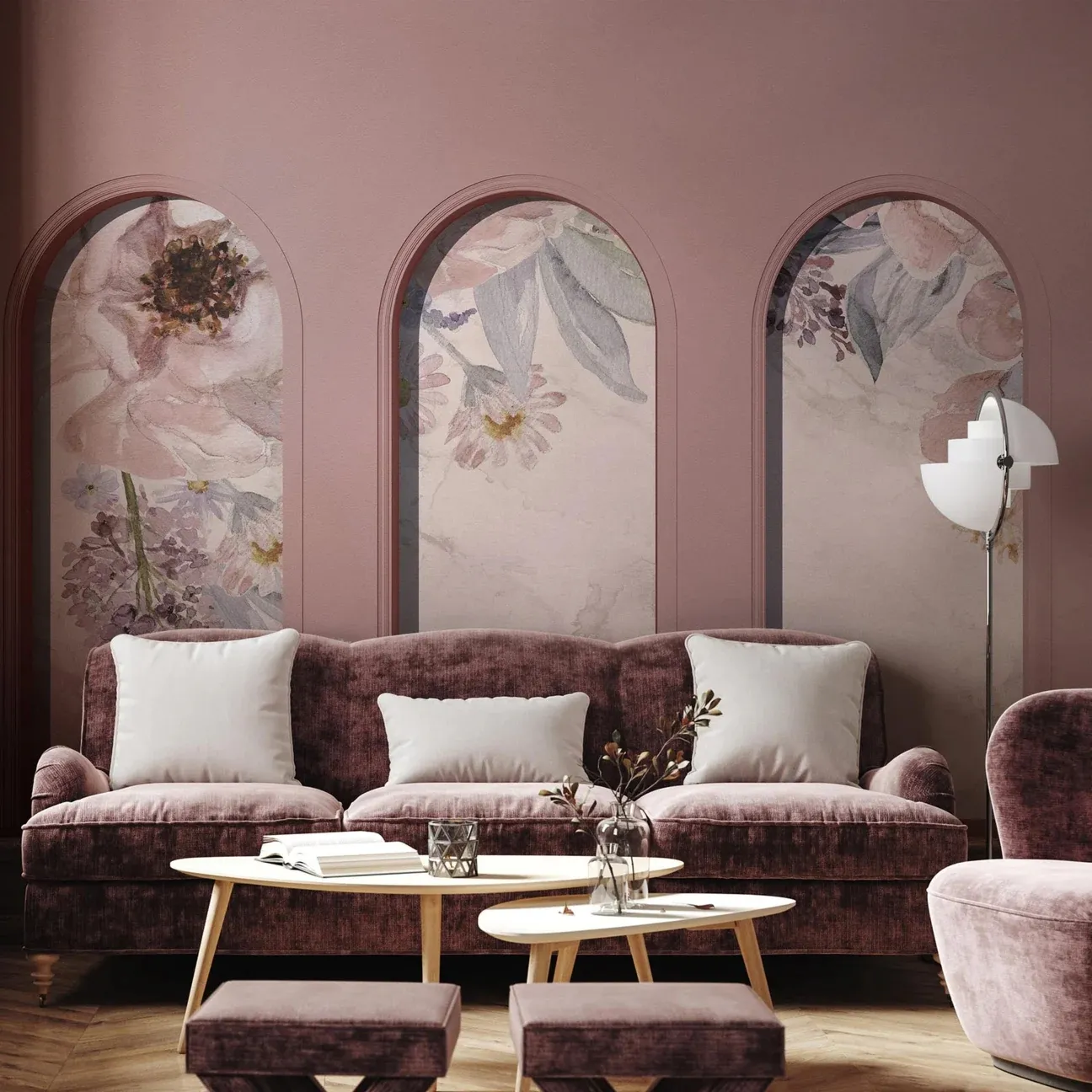 Tapeta Wall Art - Libra Pink Nettare