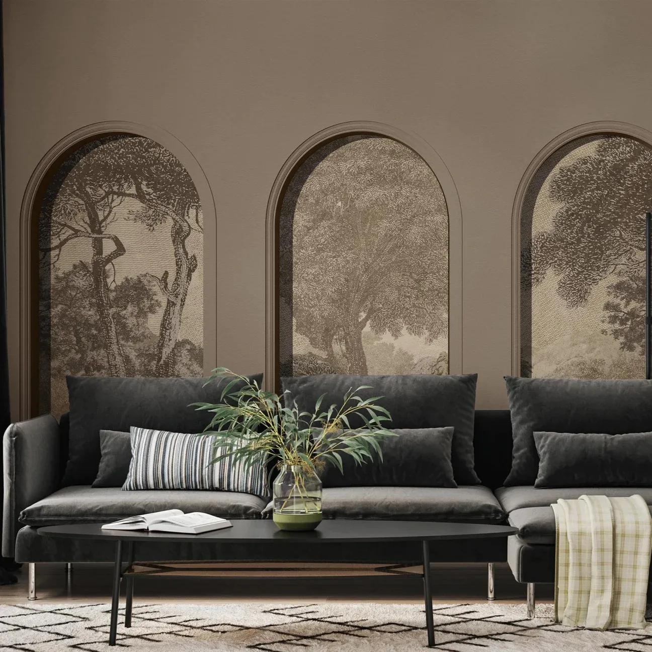 Tapeta Wall Art - Libra Coffee Hood Beige