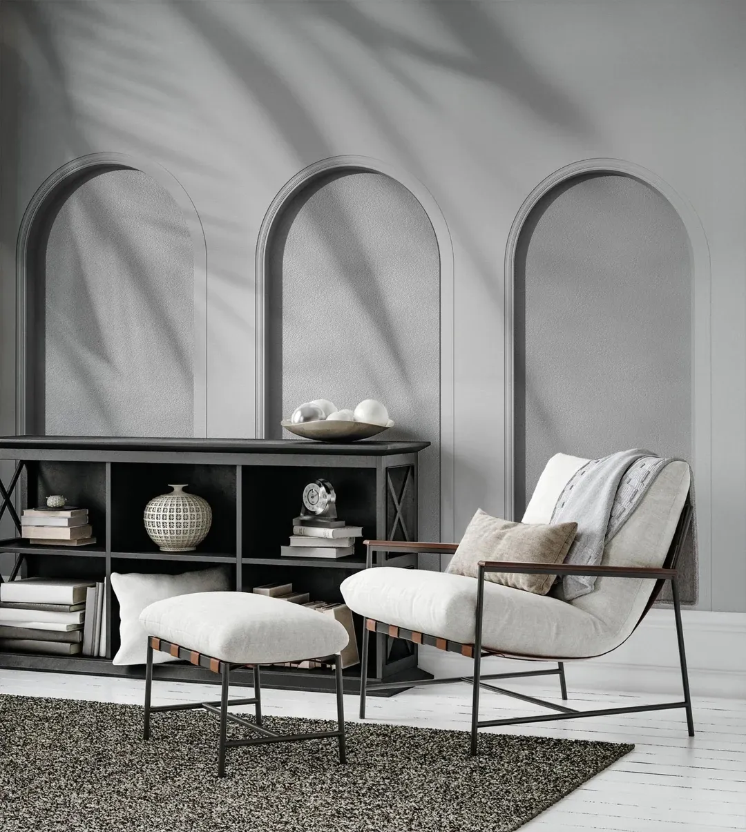 Tapeta Wall Art - Libra Light Grey