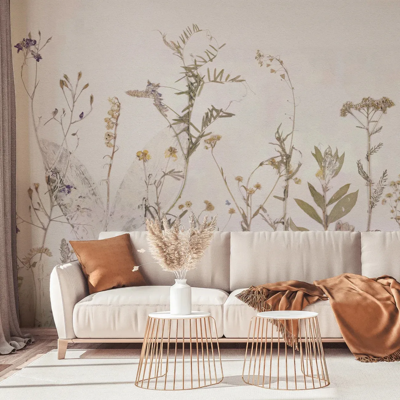 Tapeta Wall Art - Campo di erbe