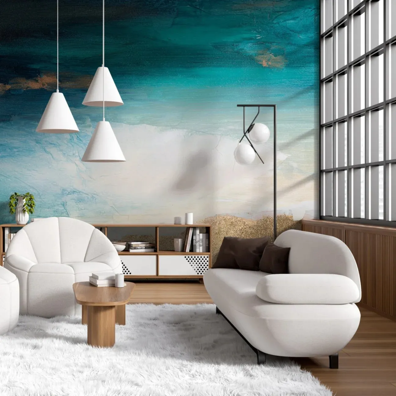 Tapeta Wall Art - Santorini