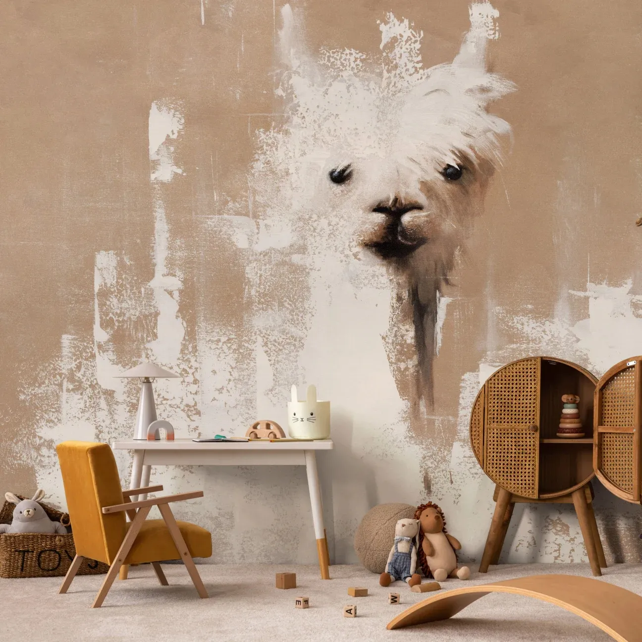 Tapeta Wall Art - Lama