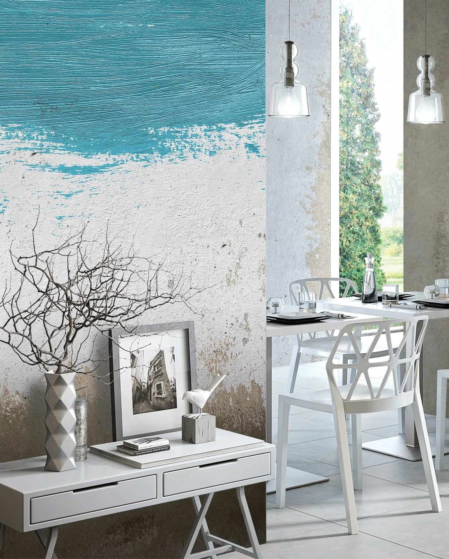 Tapeta Wonderwall - Azure