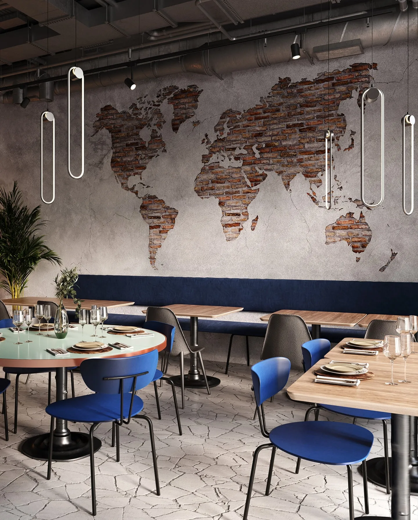 Tapeta Wonderwall - Loft Map