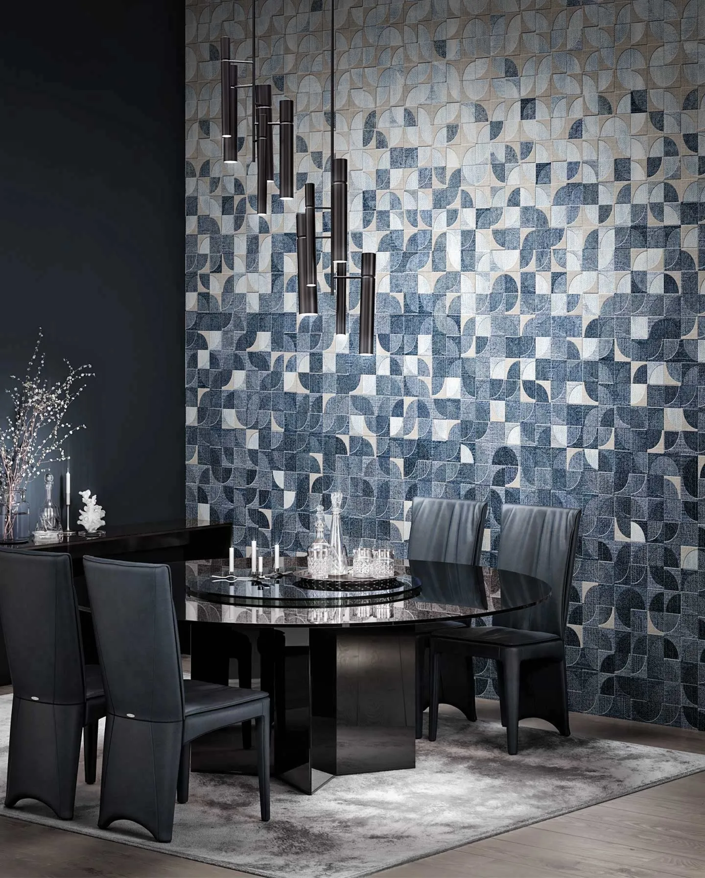 Tapeta Wonderwall - Denim