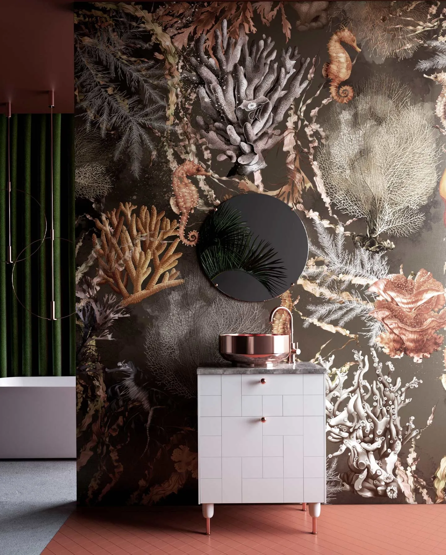 Tapeta Wonderwall - Corallo