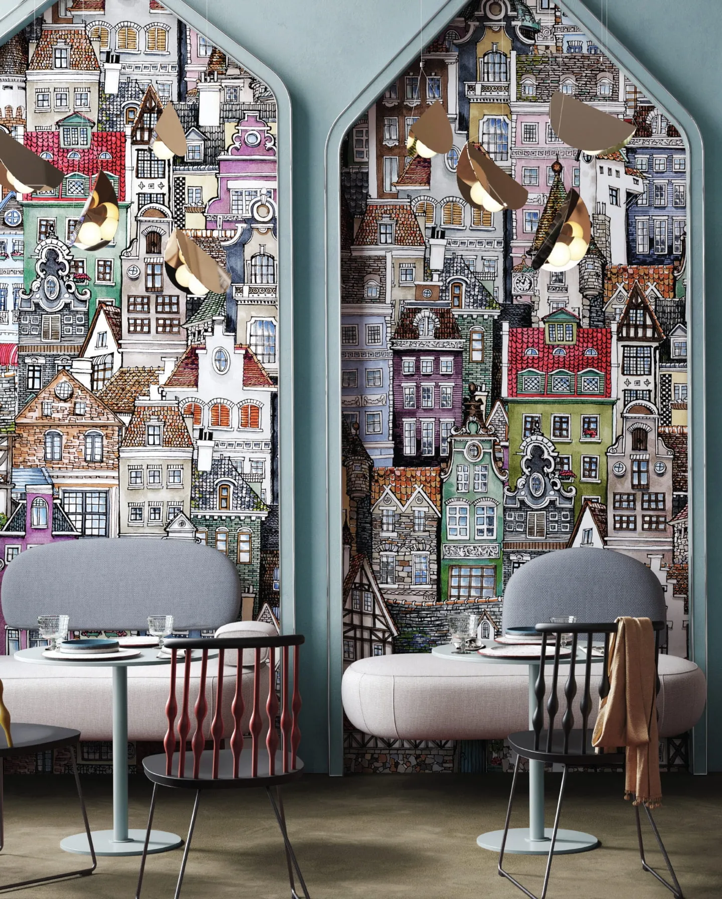 Tapeta Wonderwall - Kolori