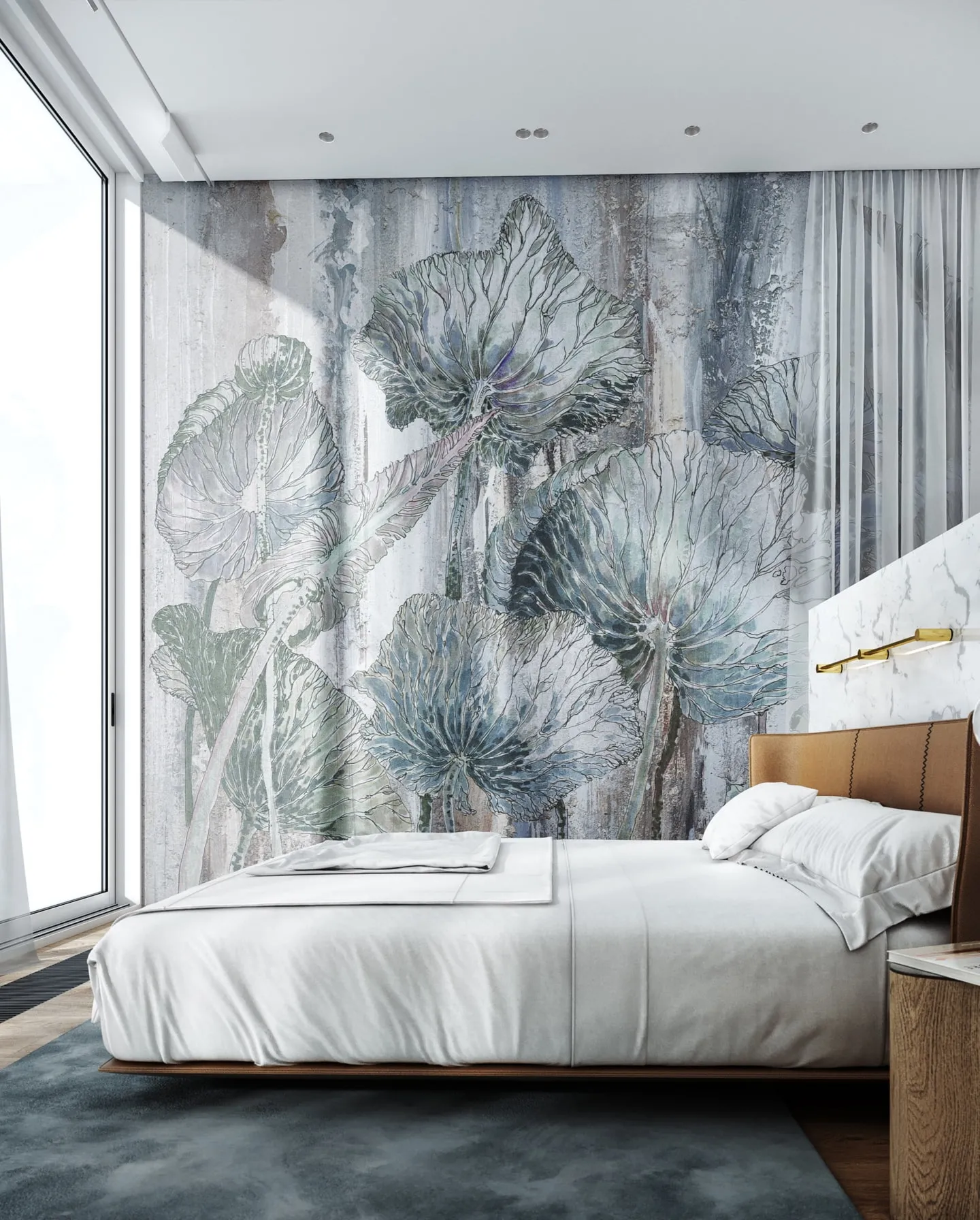 Tapeta Wonderwall - Lotos