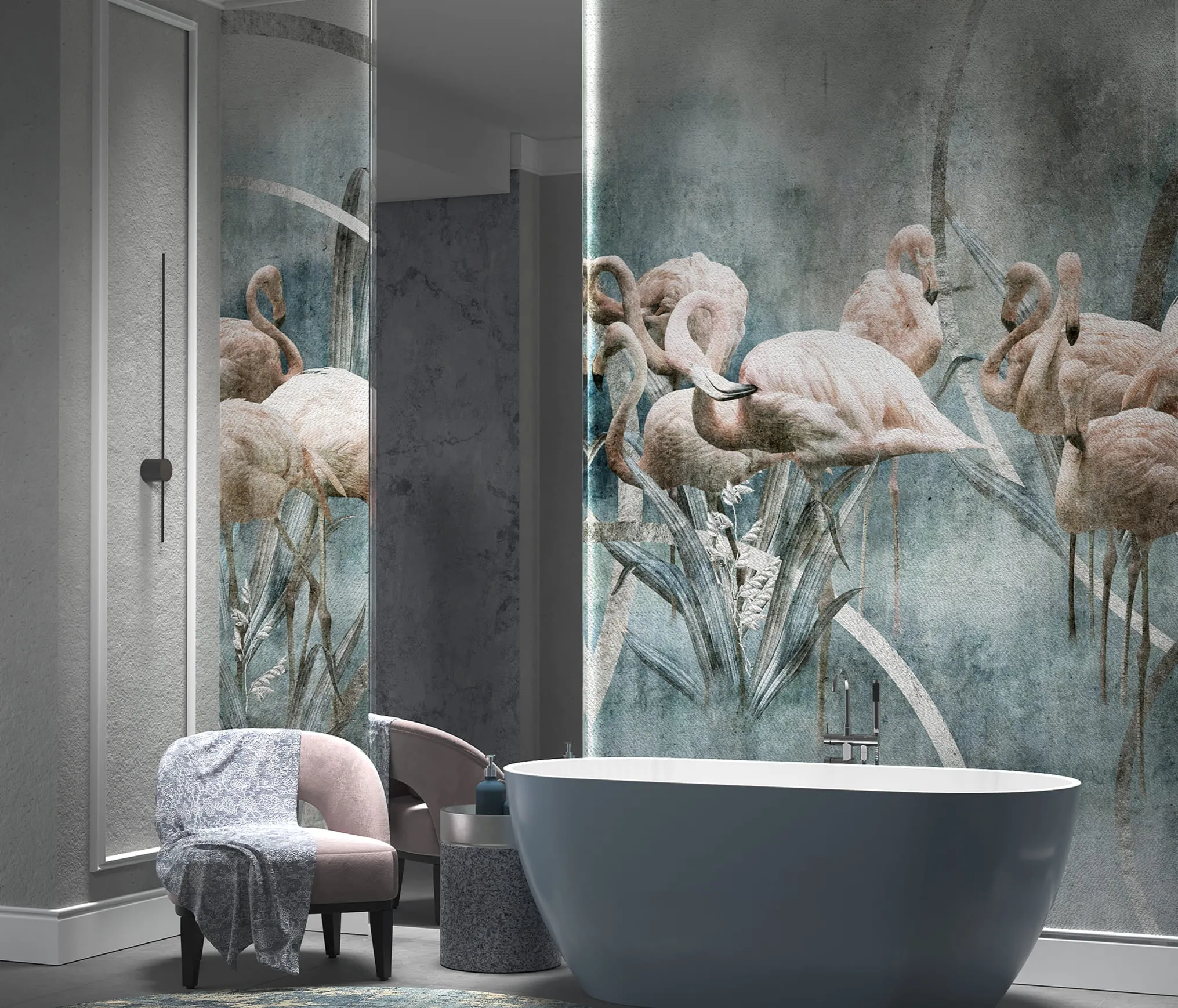 Tapeta Wallcraft - Flamingo
