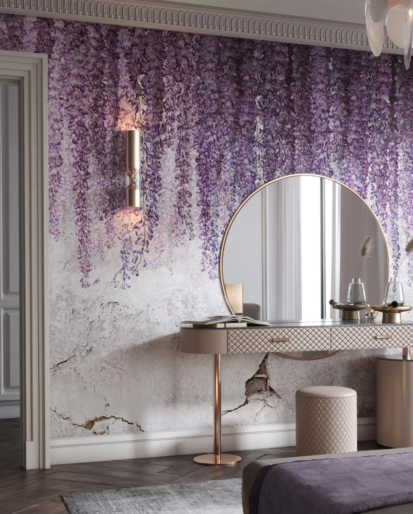 Tapeta teksturowa Wonderwall Wisteria