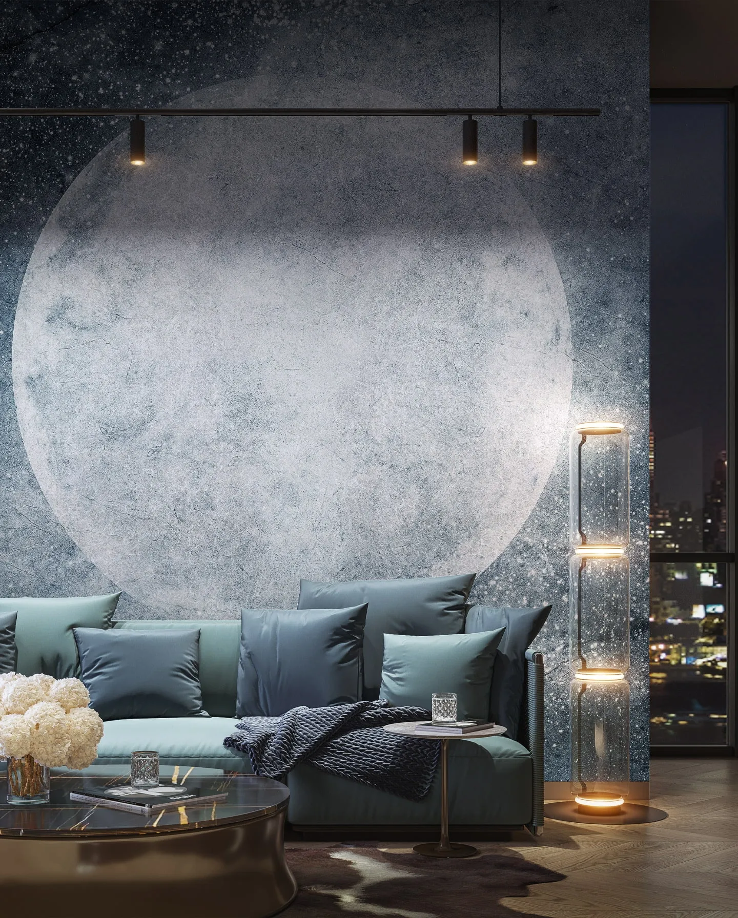 Tapeta teksturowa Wonderwall Moon