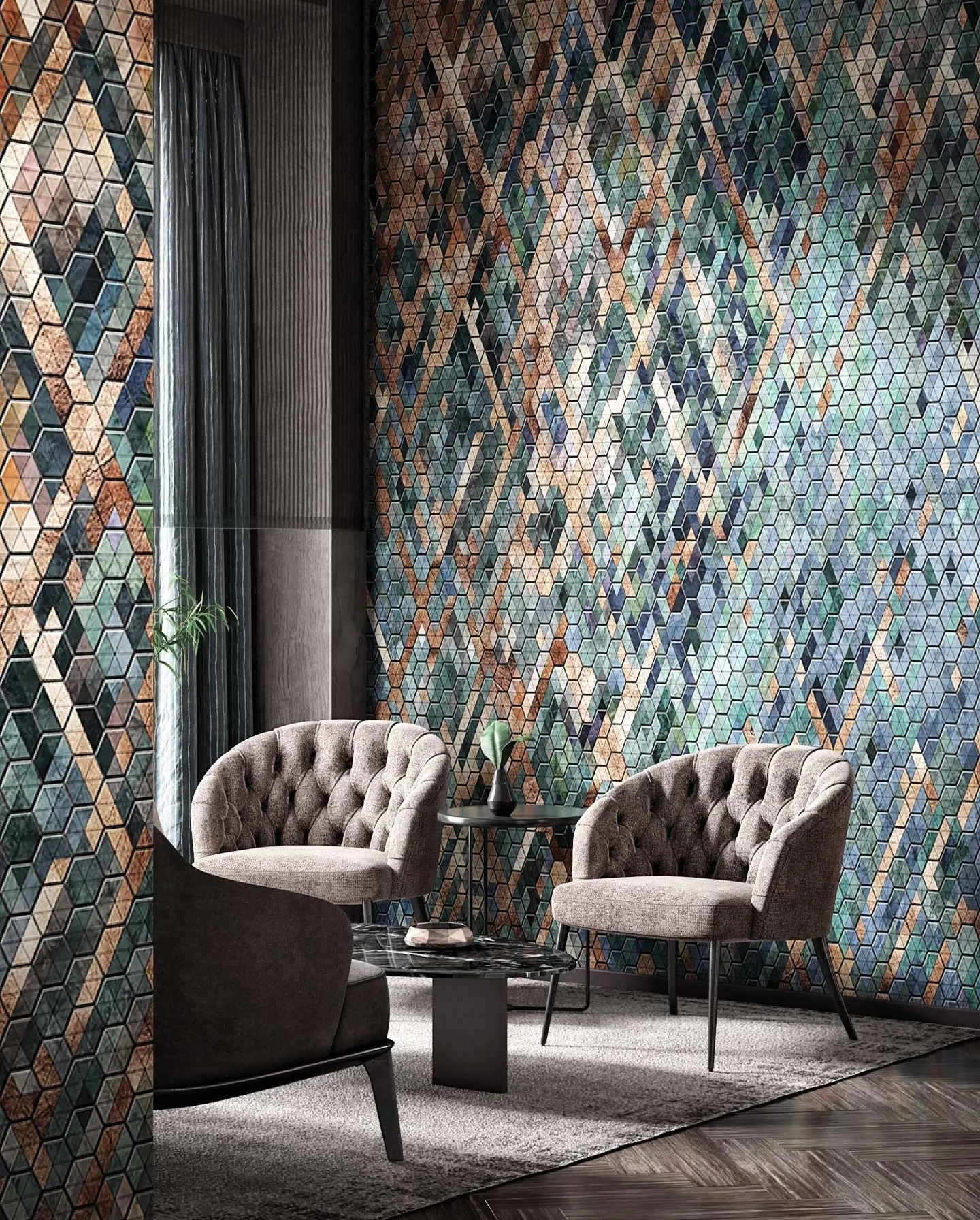 Tapeta teksturowa Wonderwall Hexus