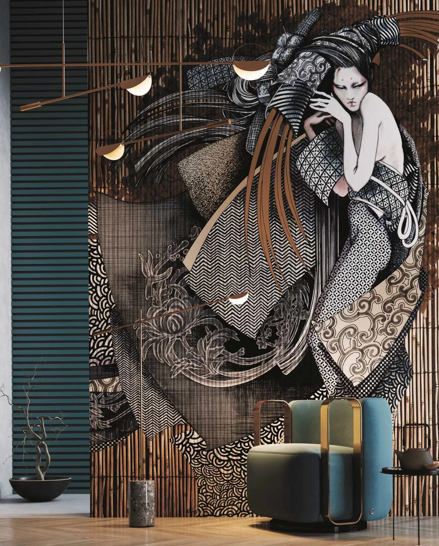 Tapeta teksturowa Wonderwall Asami