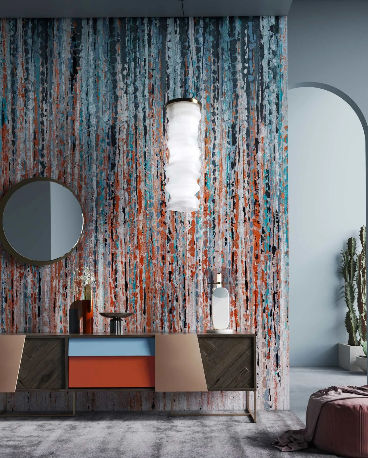 Tapeta teksturowa Wonderwall Fiber